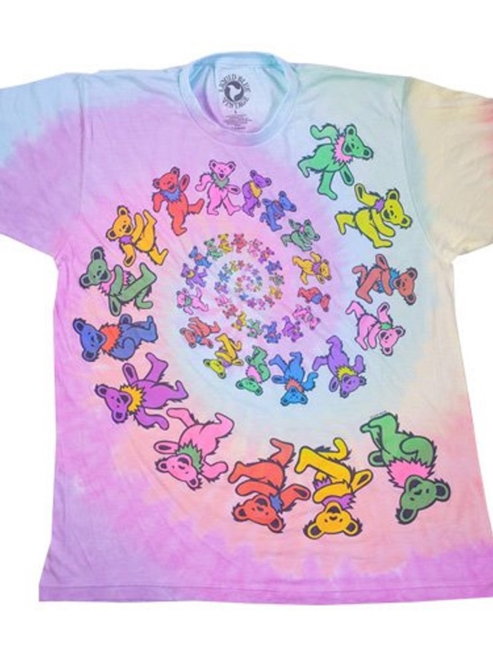 Liquid Blue Tie-Dye Grateful Dead Tee